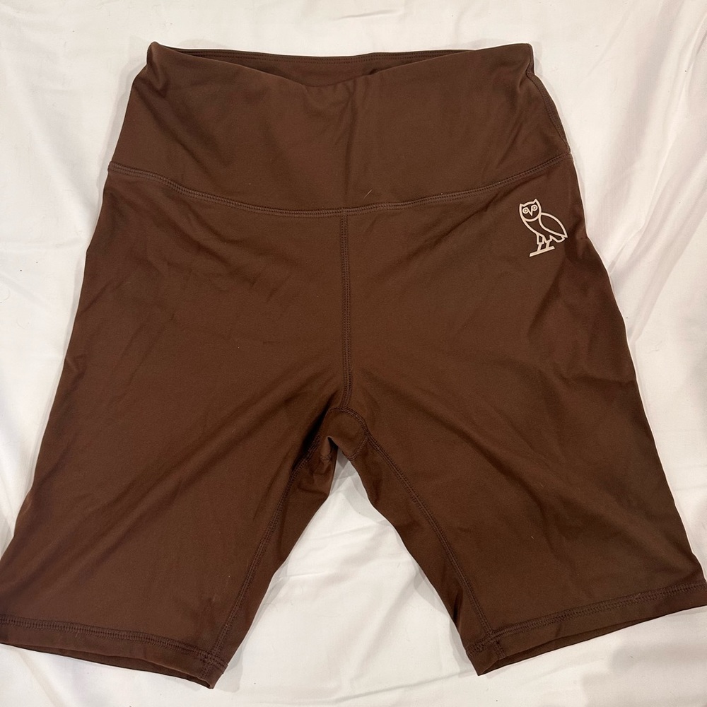 Brown biker shorts